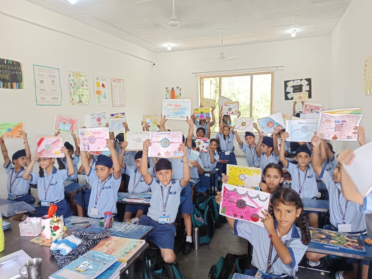 Community spaces at Ravindra International Public School